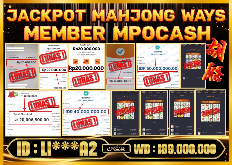 MPOCASH JACKPOT MAHJONG WAYS